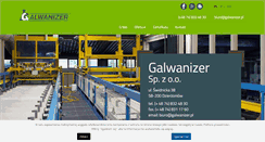 Desktop Screenshot of galwanizer.pl