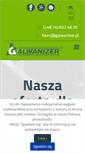 Mobile Screenshot of galwanizer.pl