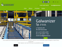 Tablet Screenshot of galwanizer.pl